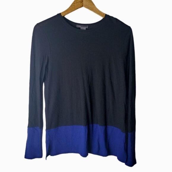 Vince Colorblock Long Sleeve Top Size Small - Picture 1 of 5